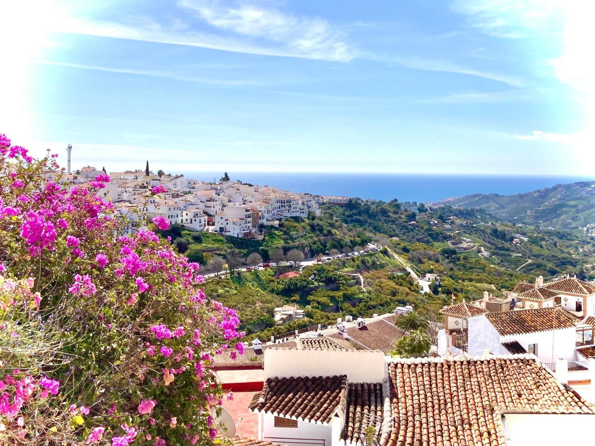 Ferienwohnung Buenos Suenos- Balcon De Frigiliana Exterior foto